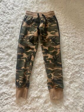 Guess Camo Sweats In Green and Tan